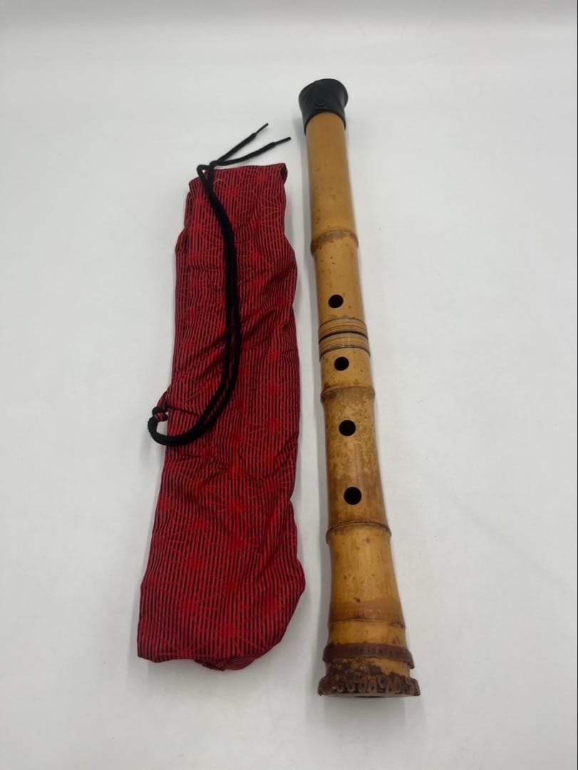 尺八　容山　二印　銘入り　和楽器 容山銘-Yozan- 2尺1寸尺八 (371g) | 亀屋尺八専門店