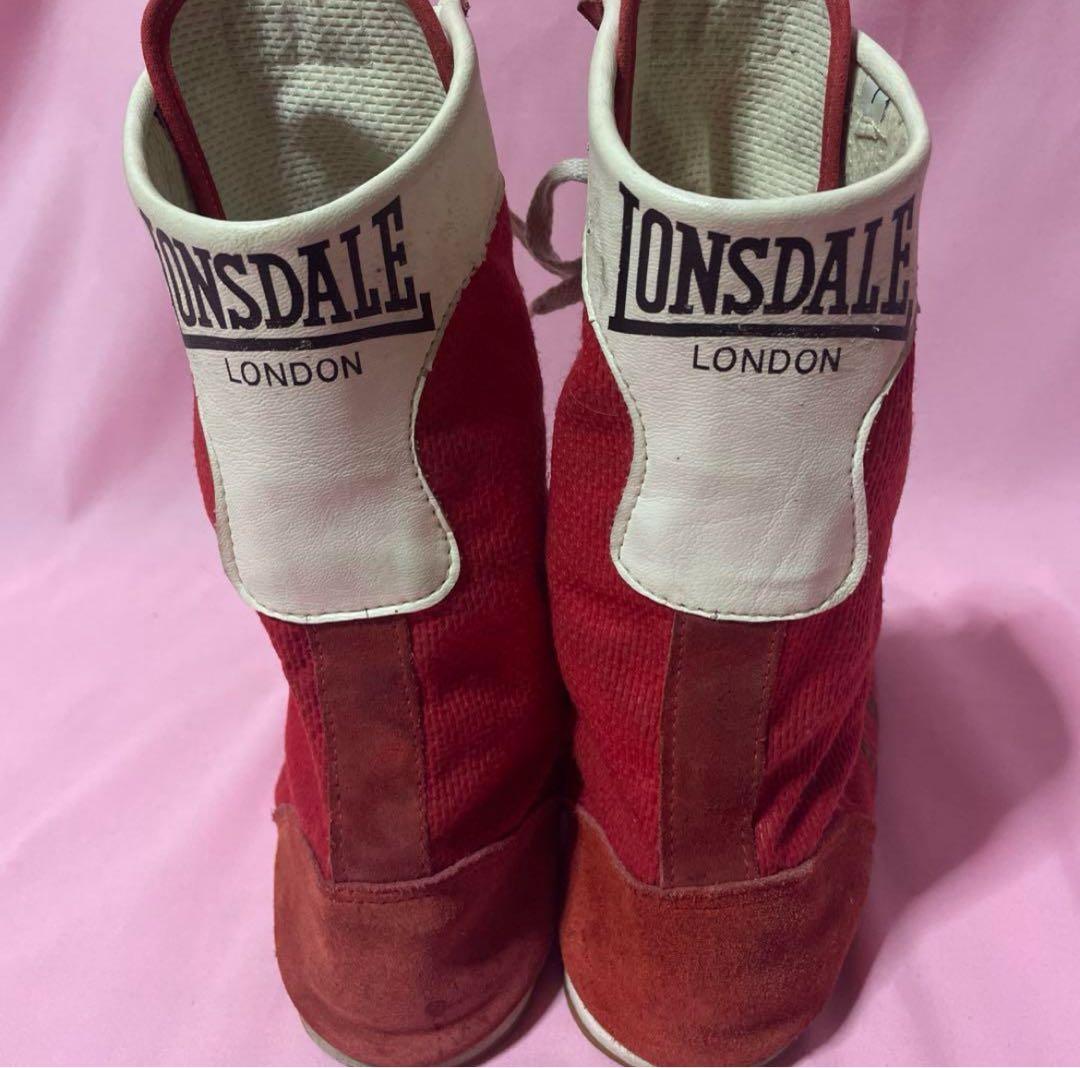 Lonsdale ボクシングシューズ レッド - メルカリ