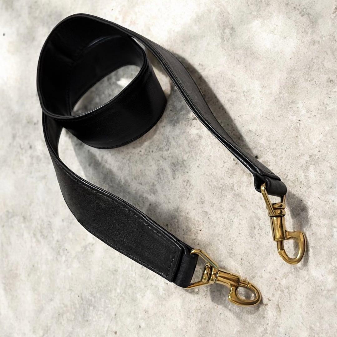 GUCCI オールドグッチ ショルダーストラップのみ 単体 ヴィンテージ 黒