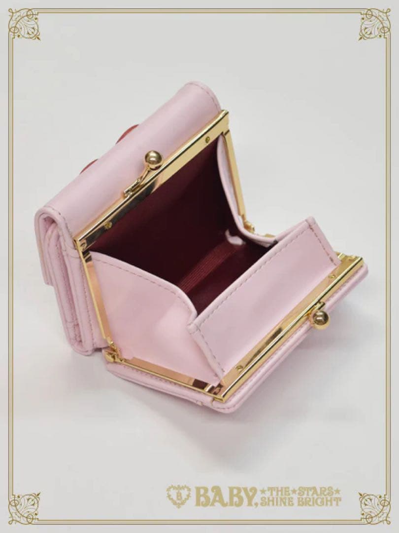 送料込み」BABY, THE 三つ折り財布 ピンク - メルカリ