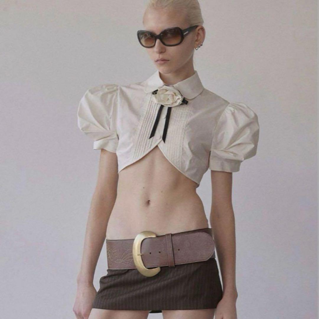 Sculptor Rosetta Baby Shirt Ivory ブラウス - メルカリ