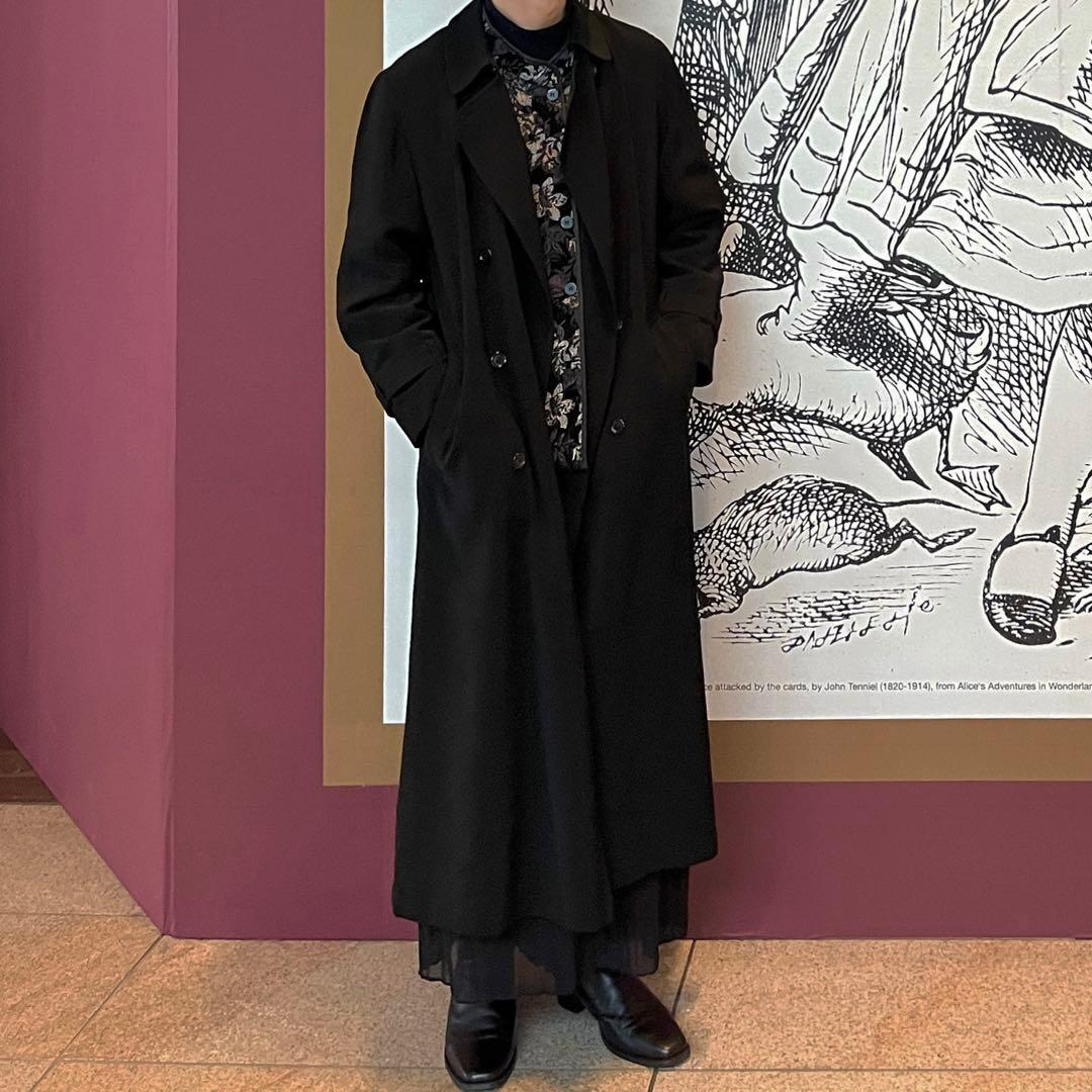着丈128cm】Super Long Coat 黒 sullen ゴルチエ - メルカリ