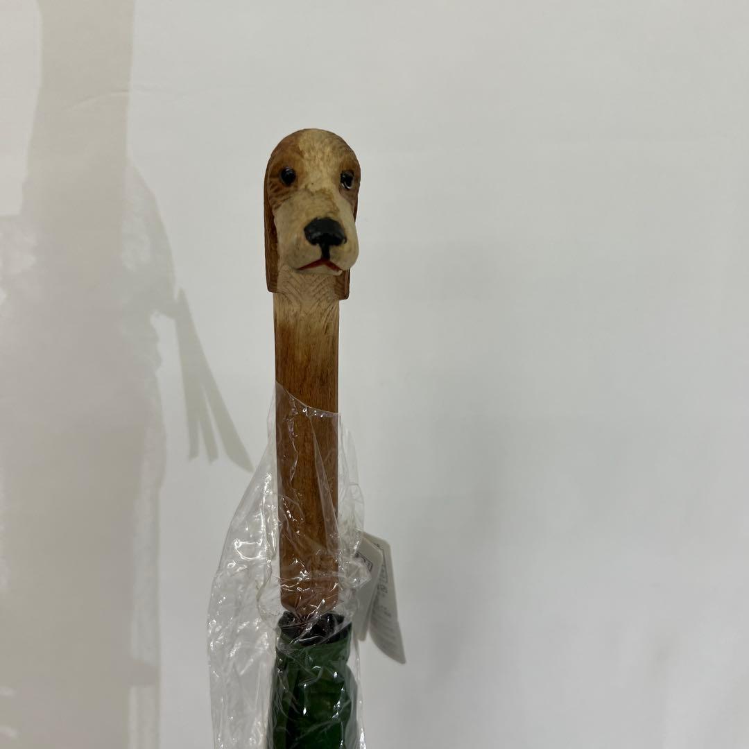 新品未使用 S.YONEDA 傘 米田正一商店 アニマルヘッド ピュアグリーン