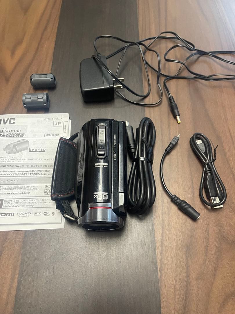 16さん専用 JVC エブリオ GZ-RX130-B 黒 ライター 三脚セット - メルカリ