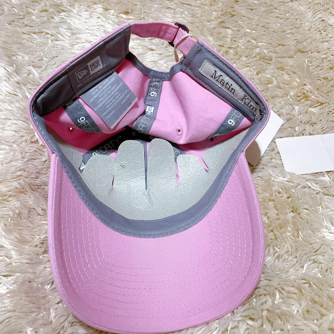 新品 マーティンキム ニューエラ コラボキャップ 入手困難 ピンク
