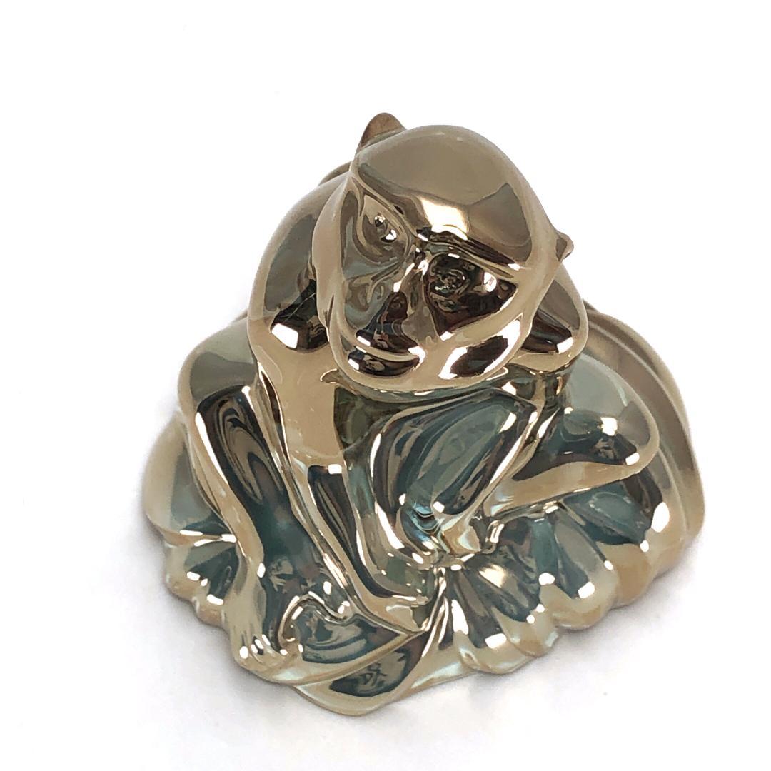 美品・箱付】バカラ／サル クリスタル フィギュリン ゴールド 干支