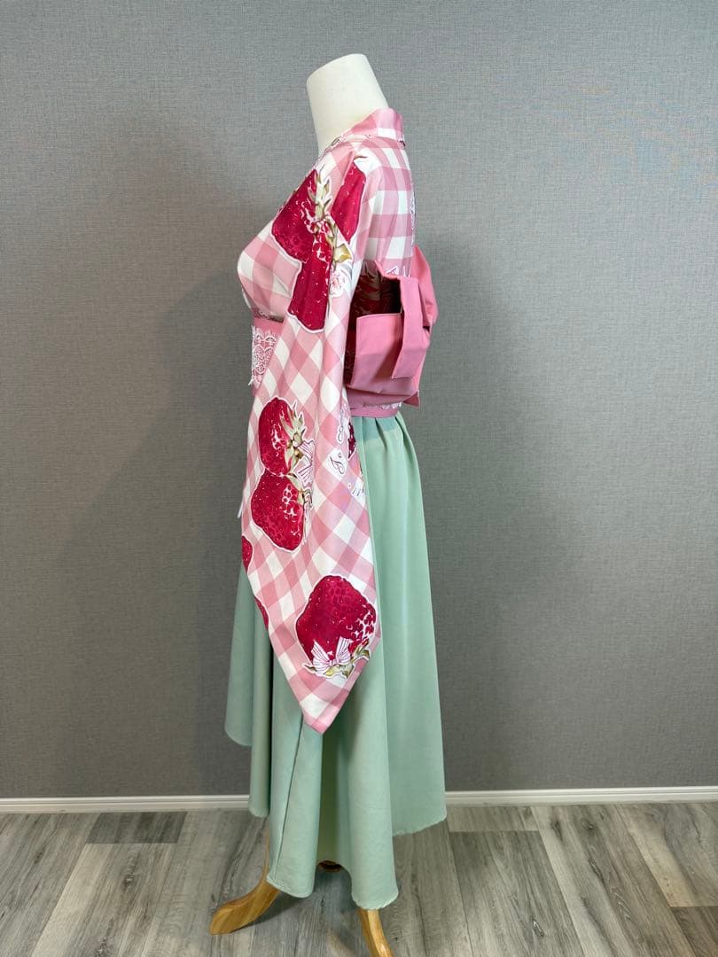 ToAlice いちご柄 和ロリ セット 未使用有 ピンク ギンガムチェック