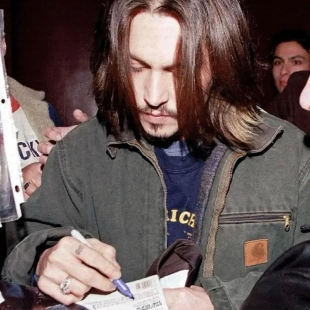 【S】極美品 USA製 CARHARTT デトロイト J97 MOS Vintage Carhartt J97 MOS Detroit Work Jacket Men's Size 3XL Green