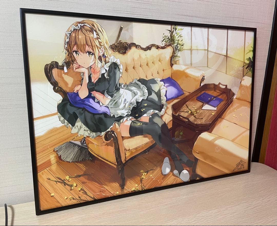 政宗くんのリベンジ 小岩井吉乃 複製原画 個展「emoTive」 A2サイズ キャンバスアートF「政宗くんのリベンジ:小岩井吉乃」 | pixiv WAEN