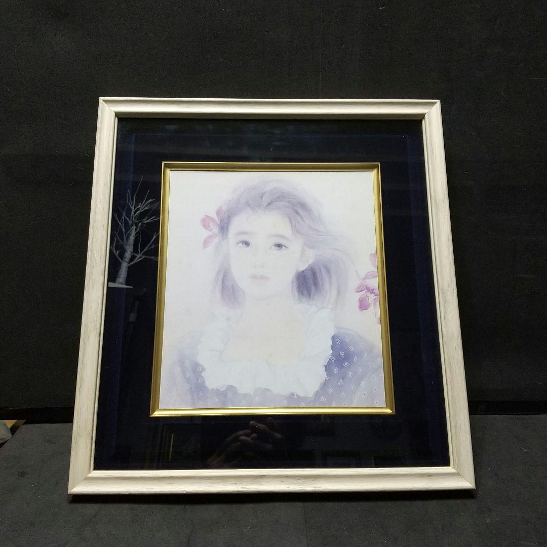 ❗️緊急値下げ❗️おおた慶文 少女 水彩画 原画 サイン有り 複製画 と二点