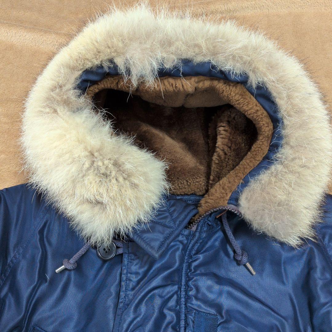 旧リアルマッコイズ N-3Aネイビー ファー付きミリタリージャケット