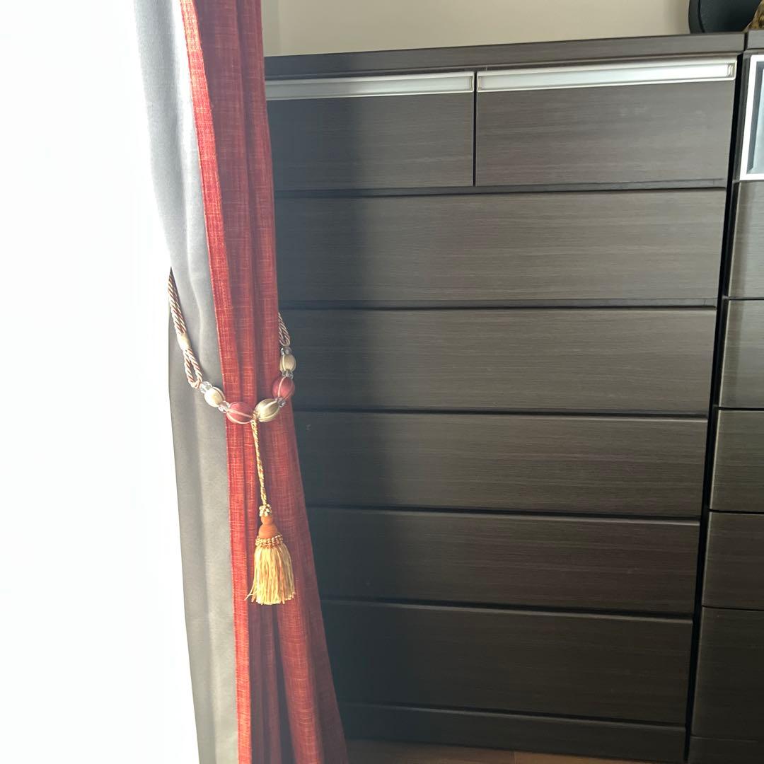 ニトリ引き出しダンス ニトリ（NITORI） ハイチェスト(TA75WH 取っ手ピンク) タンス たんす