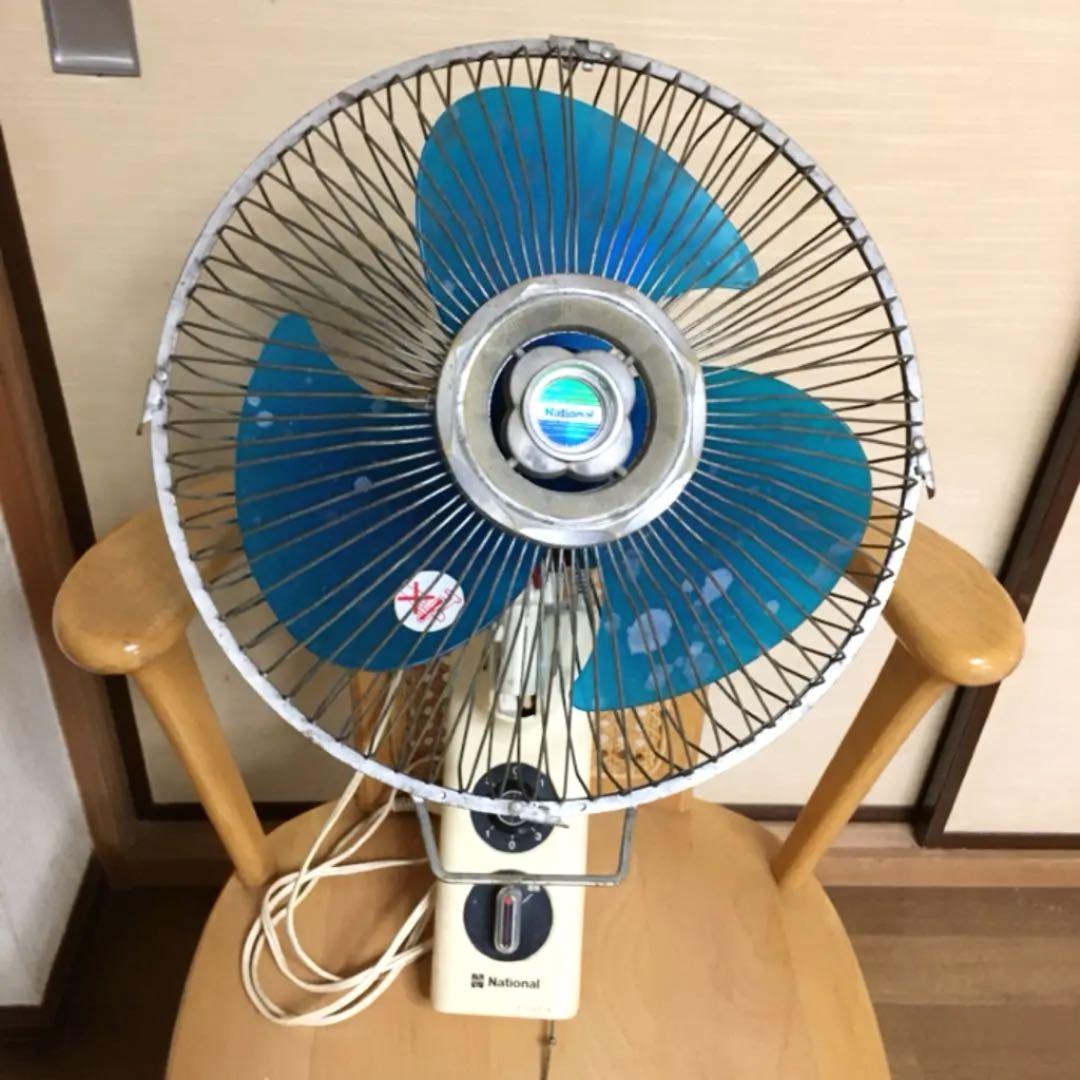 ナショナル レトロ 扇風機 壁掛け F-30T1K - メルカリ