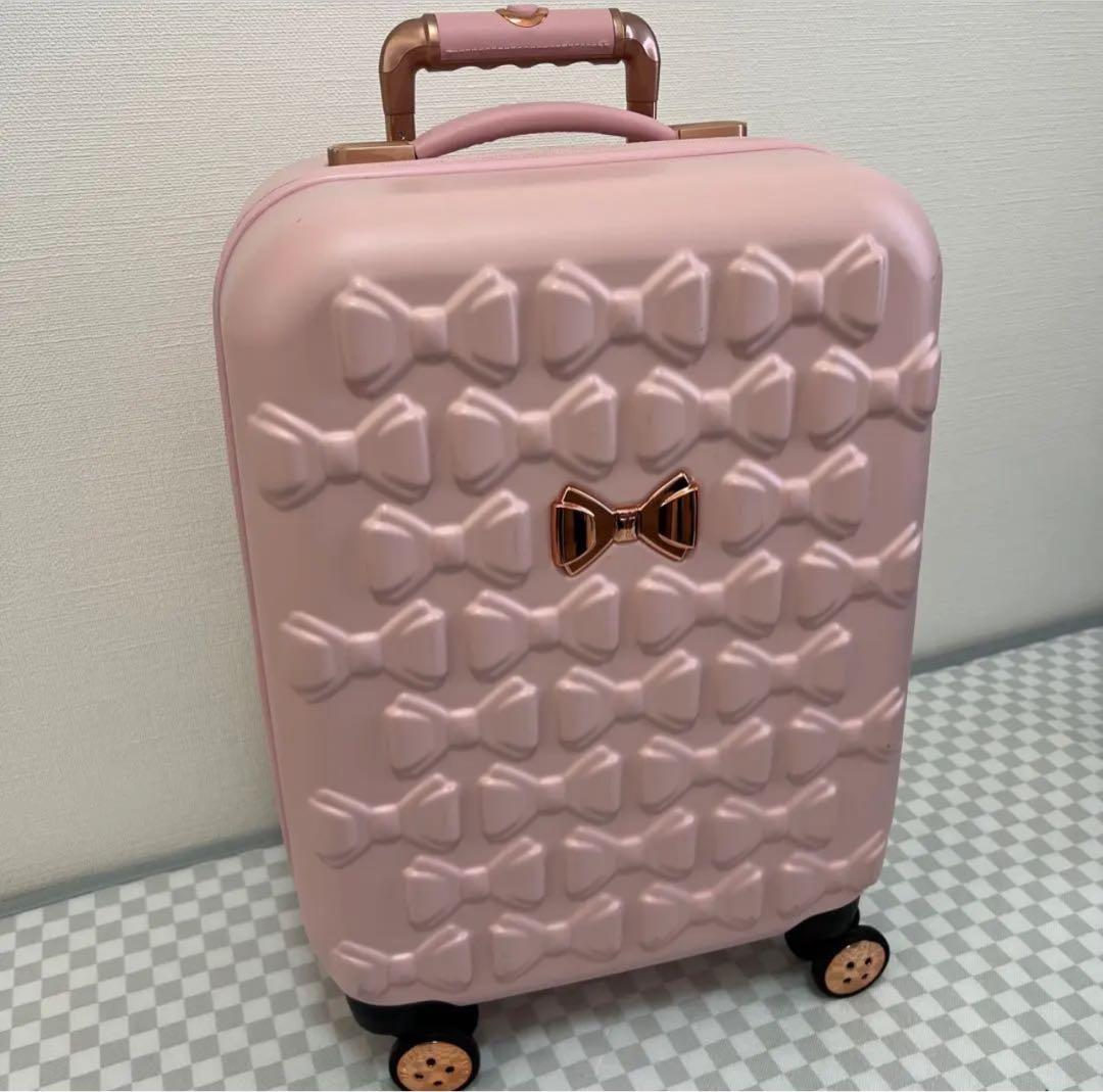 TED BAKER キャリーバッグ ピンク　機内持込スーツケース Amazon | Ted Baker レディース ベルファッション 軽量 ハードシェル