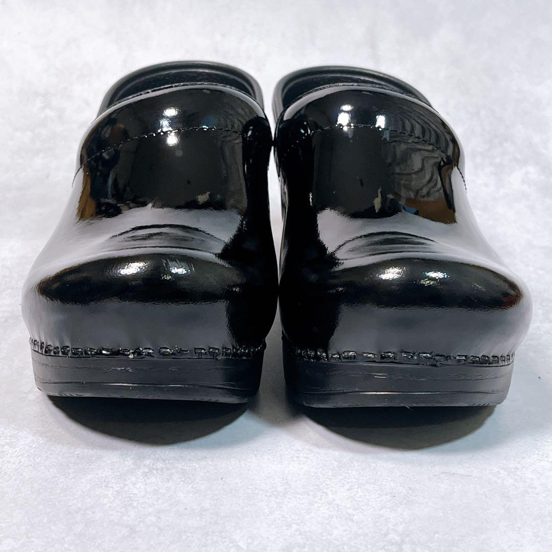 ダンスコ】サボサンダル (37) プロフェッショナル パテント 厚底