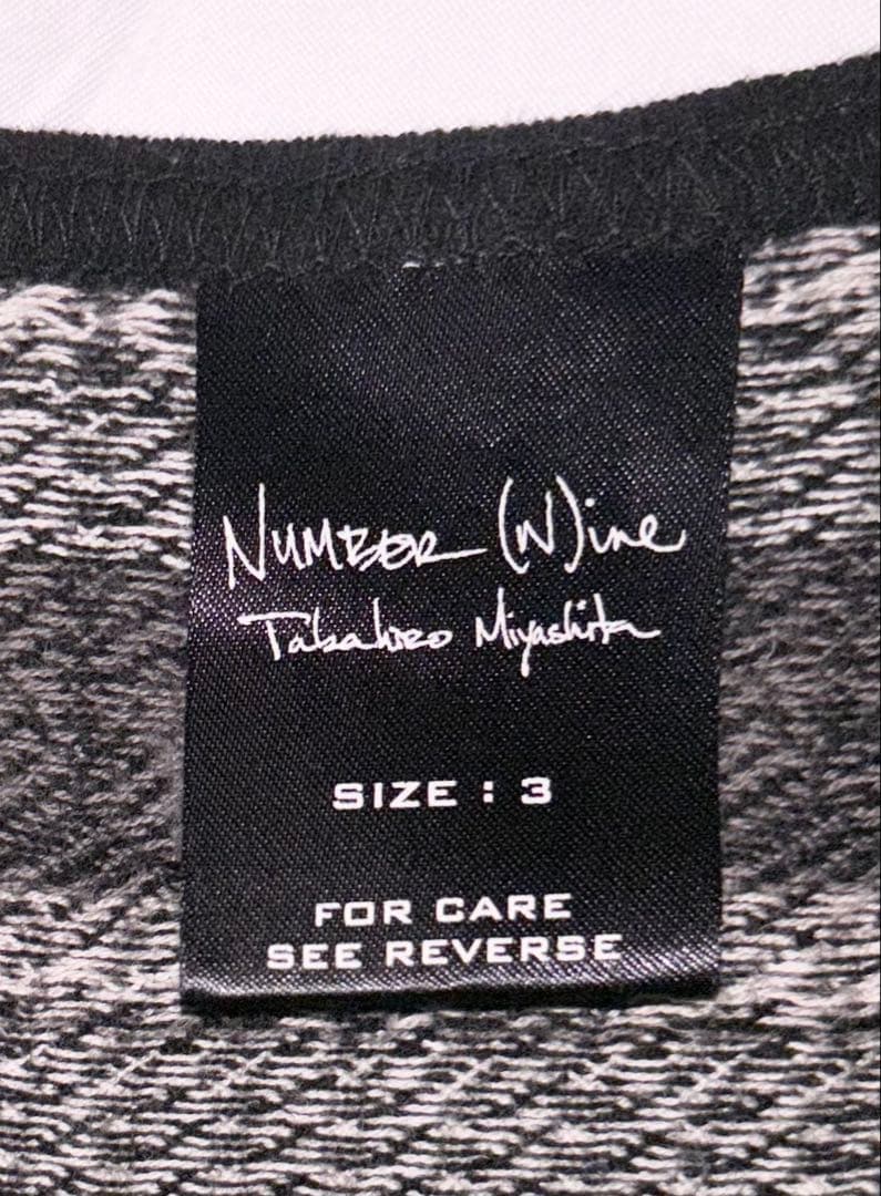 2003aw Number (N)ine candle tank top - メルカリ