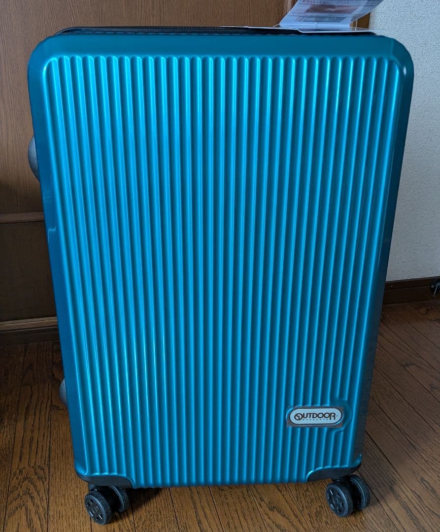 【新品未使用】OUTDOOR スーツケース 66(/74) L ブルー OUTDOOR PRODUCTS（アウトドアプロダクツ）の「【OUTDOOR PRODUCTS