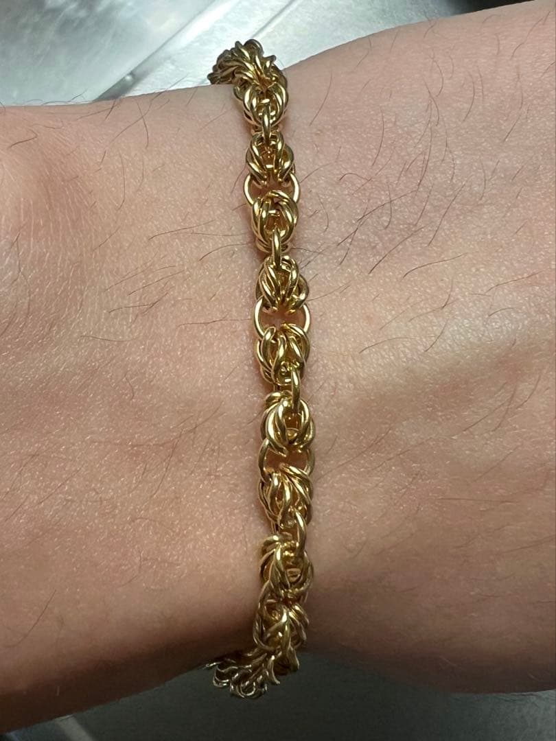 K18 YGウノアエレUNOAERREブレスレット　4.68g