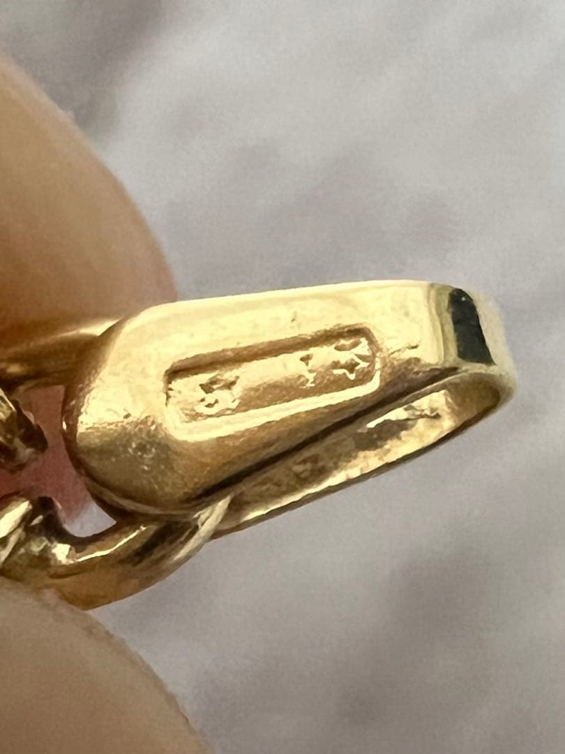 K18 YGウノアエレUNOAERREブレスレット　4.68g