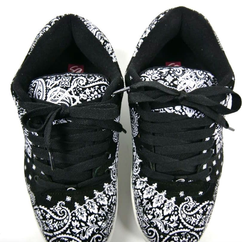 eS ACCEL OG バンダナ柄 スニーカー 26cm ブラック スケシュー - メルカリ