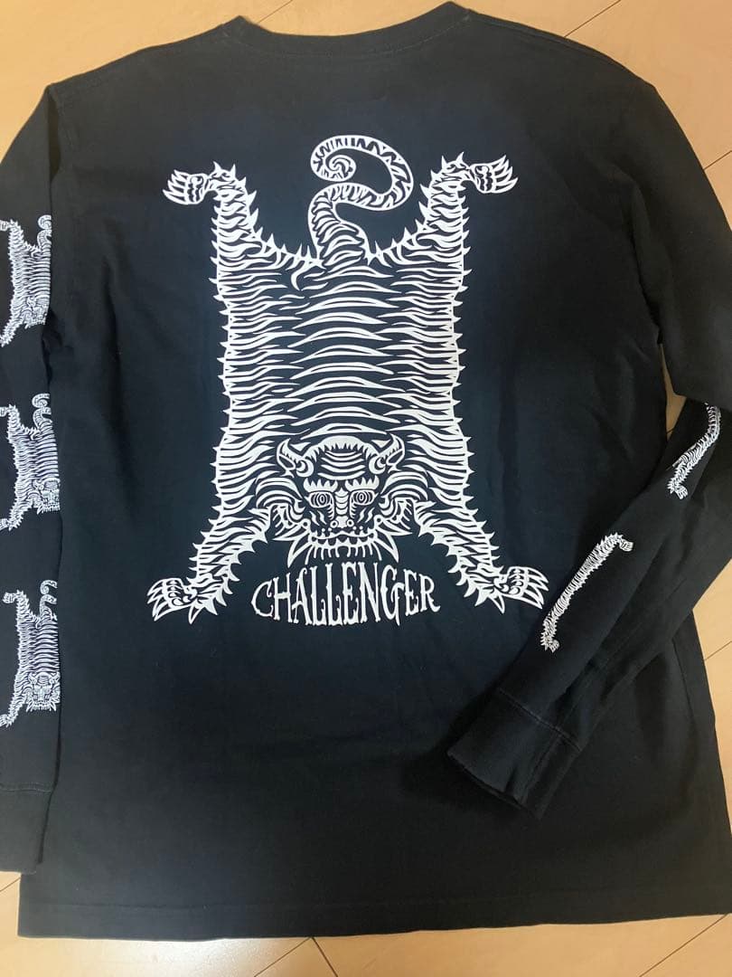 CHALLENGER ロングスリーブカットソー ブラック ロンT サイズM - メルカリ