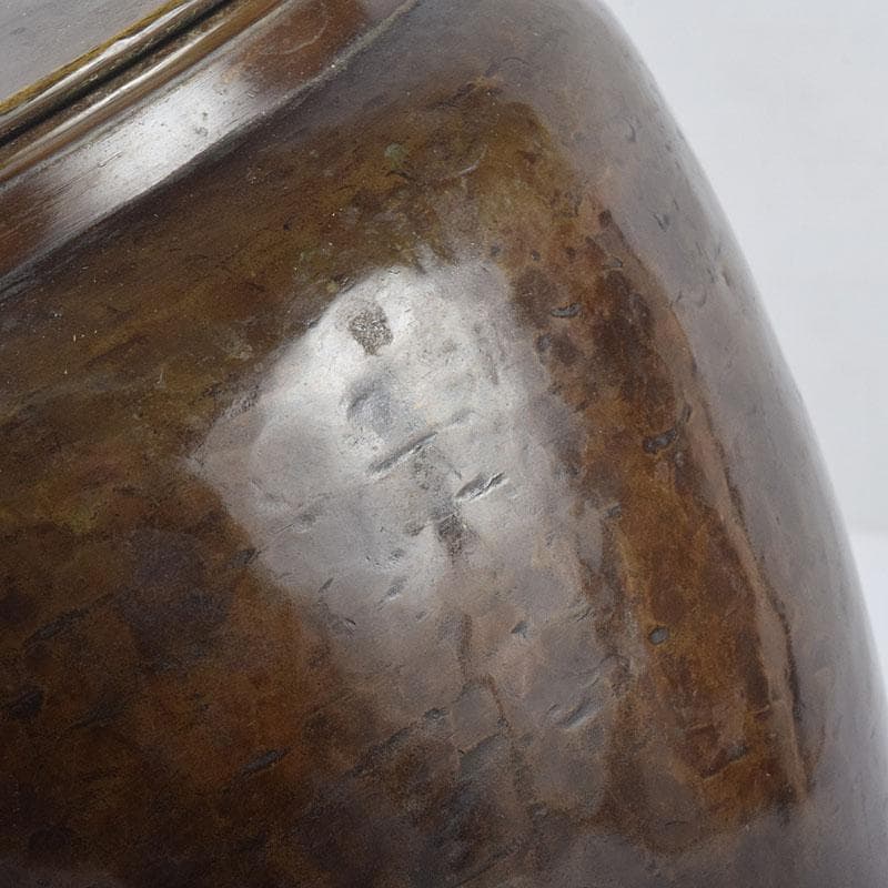 cizpanic様専用 惺々堂紹美造 緋銅槌目 水次 湯沸 共箱 M R8889 - メルカリ