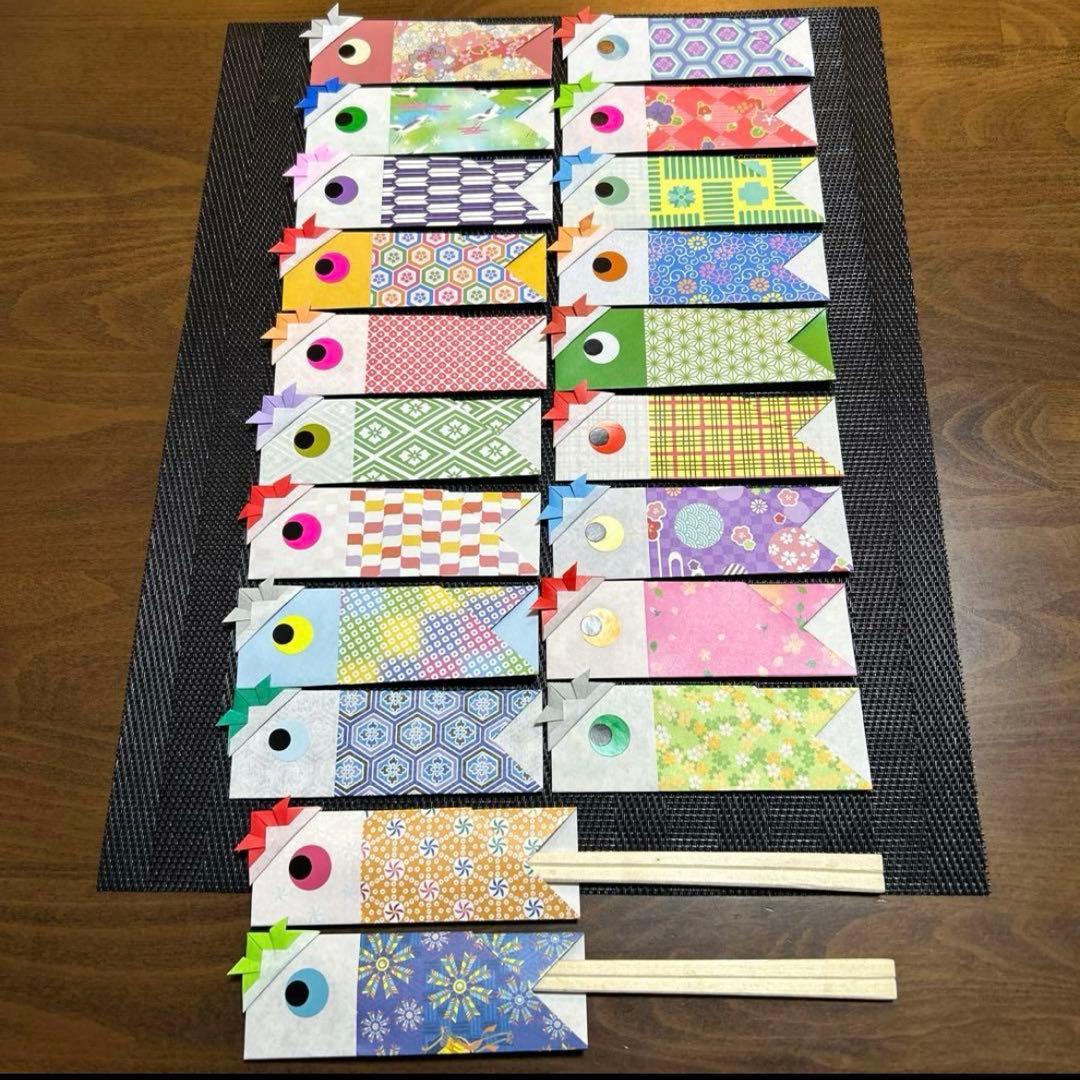 ハンドメイド箸袋.お箸入れ.箸袋.鯉のぼり.千代紙鯉のぼり - メルカリ