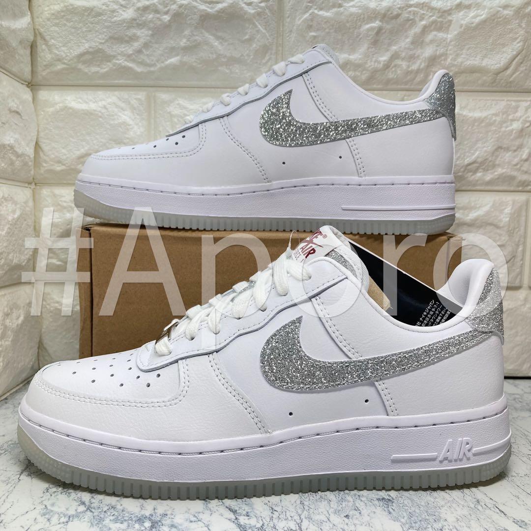NIKE ナイキ AIR FORCE 1 エアフォース1 グリッター ラメ 24 - メルカリ