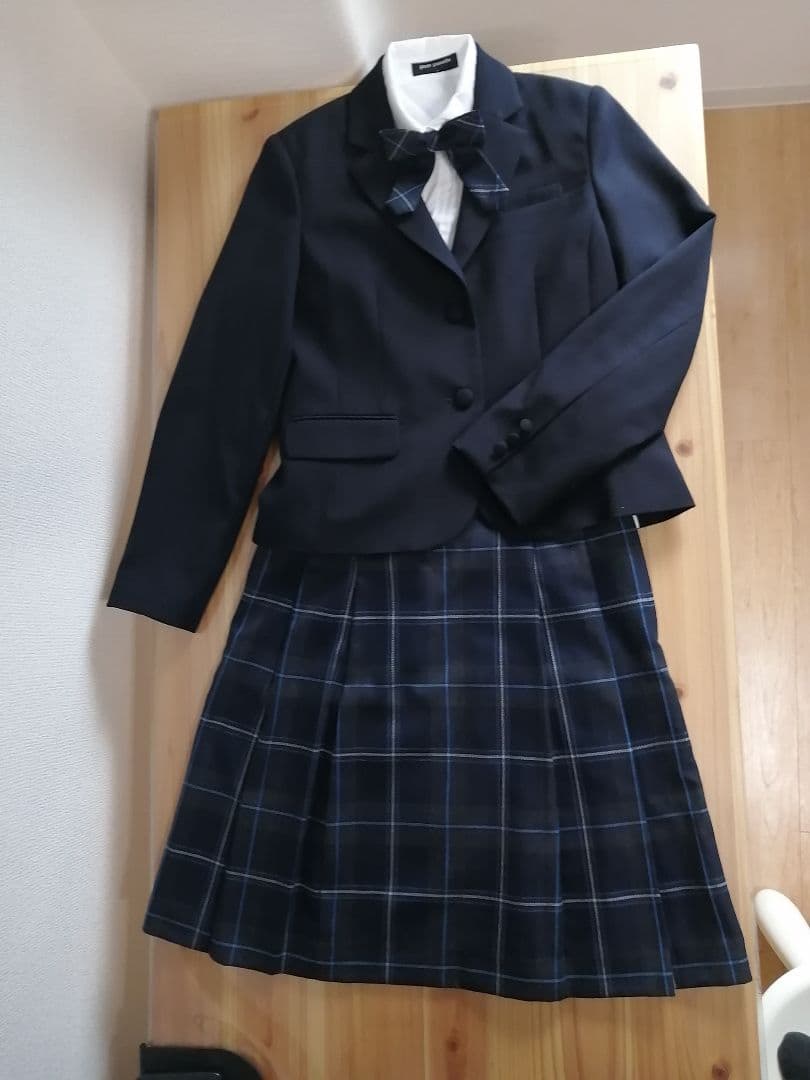 ポンポネットジュニア スーツ 女の子 160 中学受験 面接 卒業式