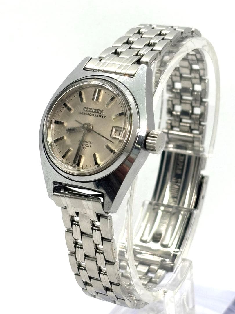稼働品】CITIZENシチズン オートマチック自動巻き式 レディース腕時計