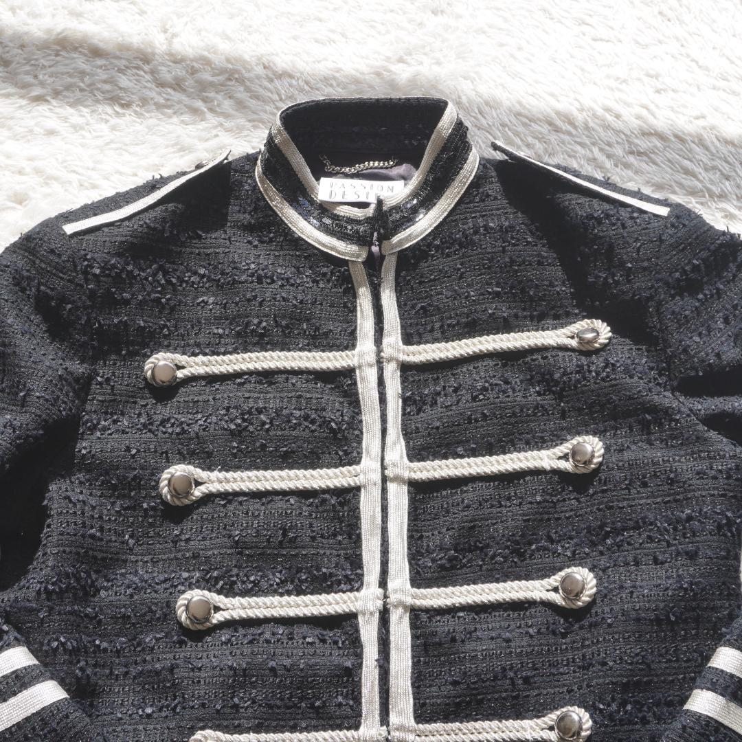 美品 コンダクター MIXED TWEED OFFICER JKT ナポレオン - メルカリ