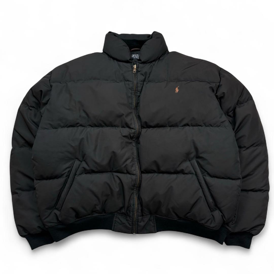 ポロラルフローレン 90s ヌプシ ダウンジャケット 黒 XLサイズ - メルカリ