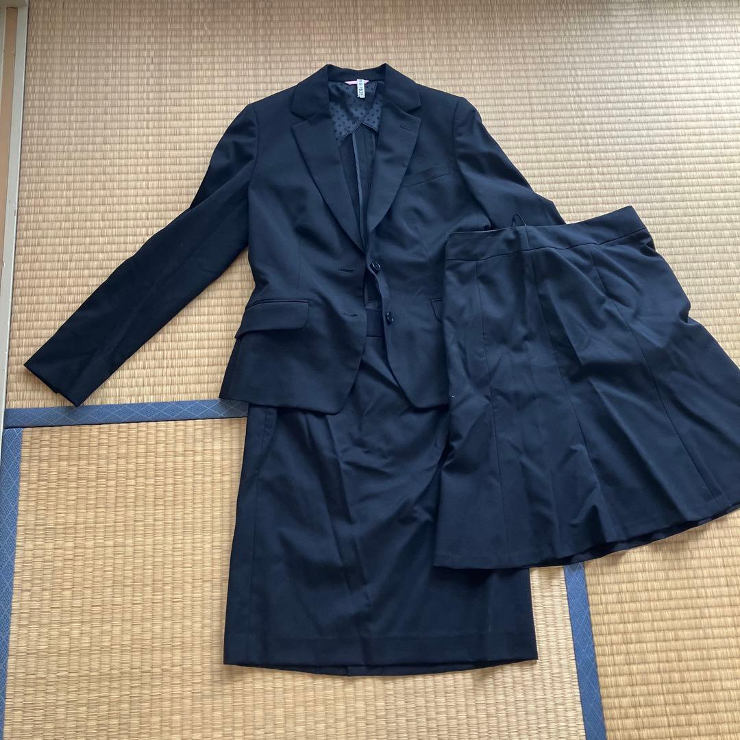 美品】 エヌラインプレシャス スカート スーツ 3点セット ストレッチ