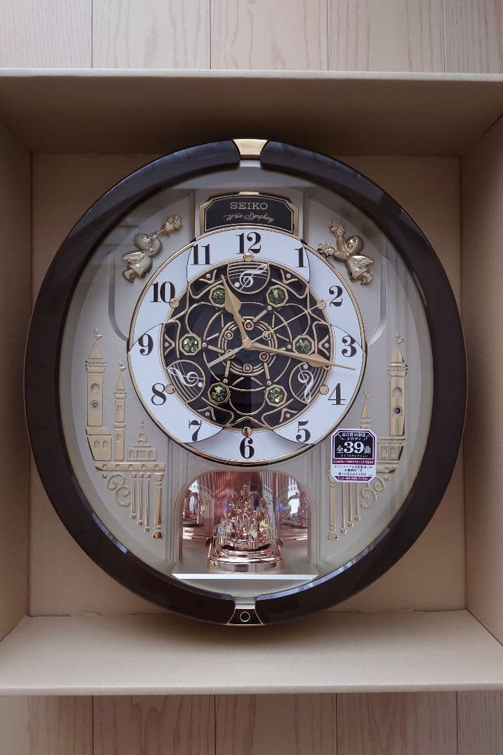SEIKO セイコー カラクリ 電波時計 RE579B 音楽機能付き RE579B | からくり・アミューズ | セイコーウオッチ株式会社