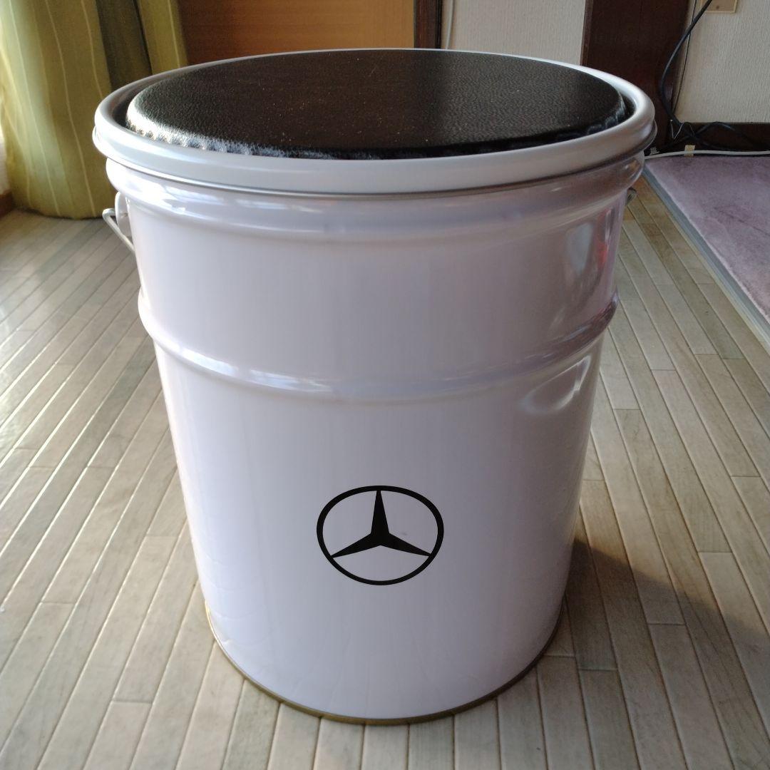 メルセデスベンツ ペール缶　ホワイト　白 メルセデスベンツ ペール缶 ホワイト 白 - メルカリ