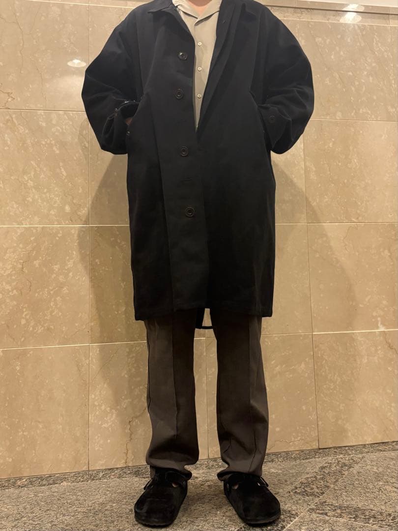 LEMAILE(ルメール)ロングコート ブラック 週末限定値下げ - メルカリ