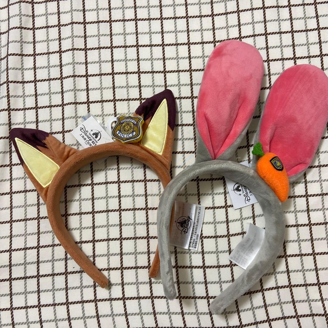 ズートピア カチューシャ 香港ディズニー ジュディ ニック - メルカリ