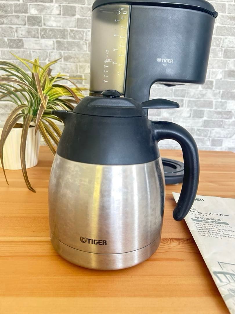 TIGER 魔法瓶 ブラック ドリップ コーヒーメーカー 保温 アイスの通販