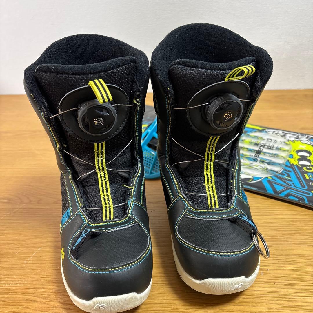 男の子　ジュニア スノーボードセット　BOAブーツ付 100cm 19.5cm
