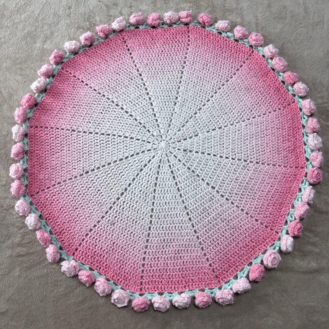 バラ 花束ブランケット フラワーブーケ グラデーションさくらピンク