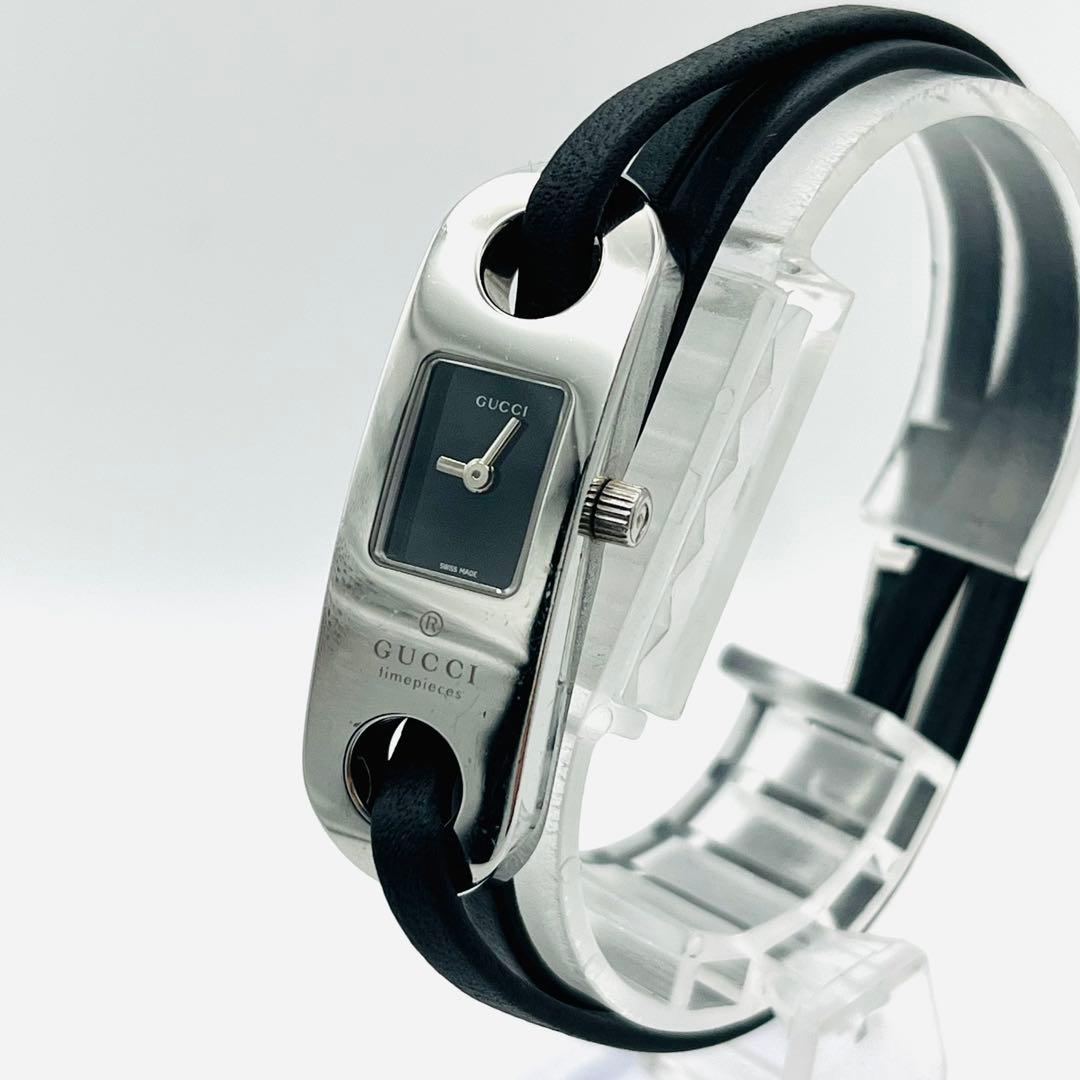 【美品】 GUCCI 6100L レディース時計 ブレスウォッチ GUCCI（グッチ） 6100L ブレスウォッチ クォーツ レディース 腕時計
