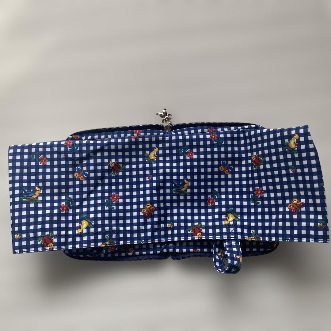 FEILER ネイビー チェック柄 トートバッグ 学校フェイラー エコバッグ