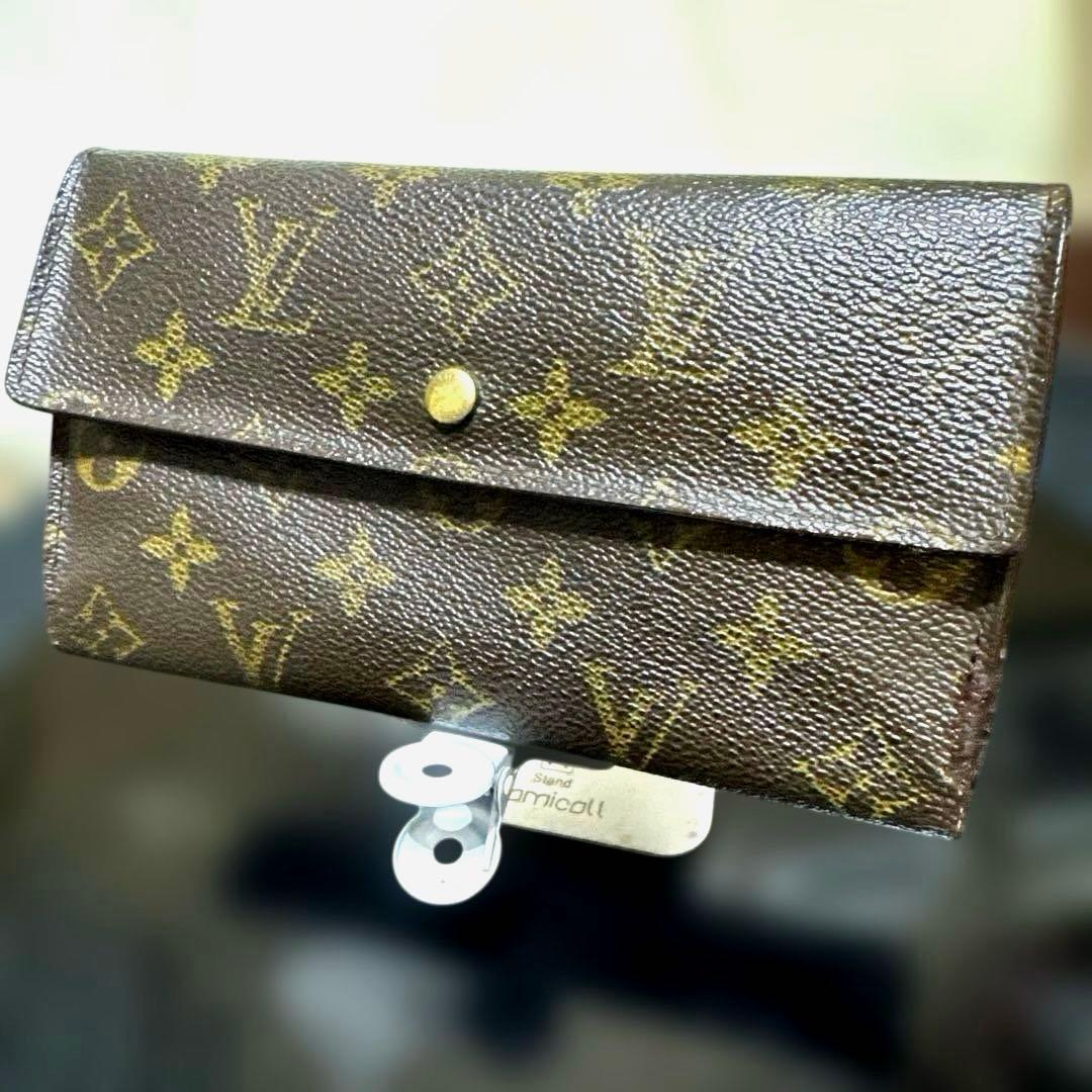 ⑤☆良品 ♪モノグラム 三つ折り長財布 - メルカリ