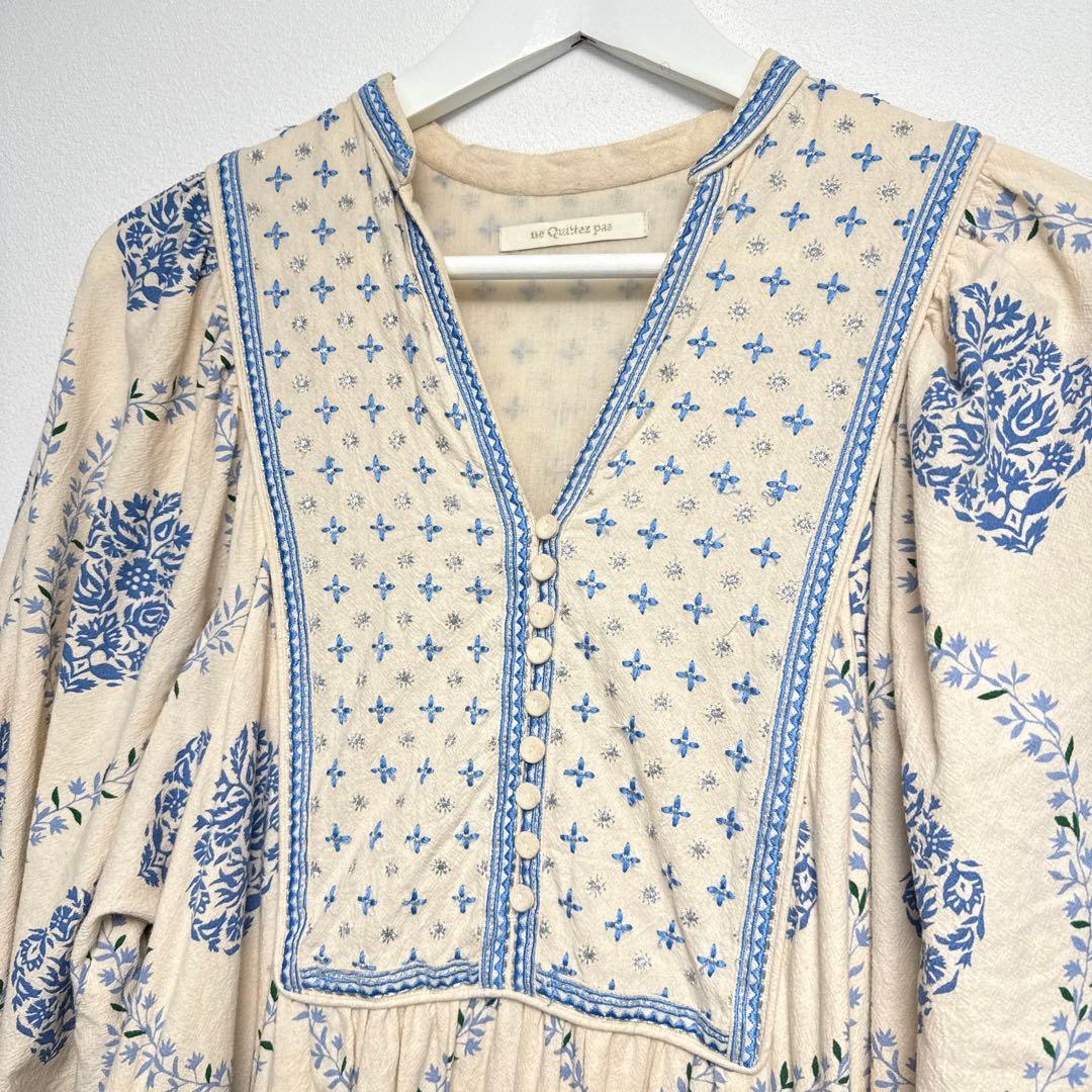 ⭐︎hanaさん専用⭐︎ ヌキテパ 刺繍 ワンピース ショッパー付き