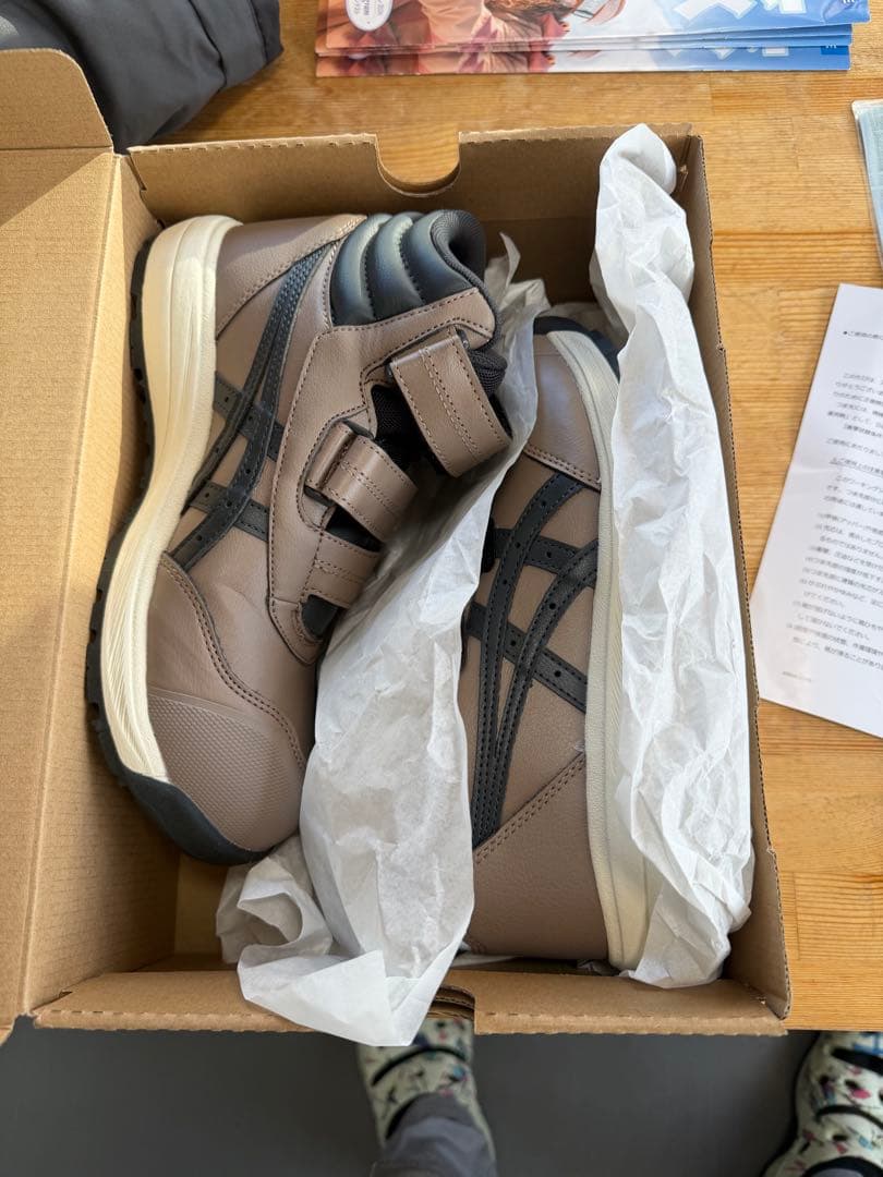 ASICS WINJOB CP312 安全靴 23.5cm グレー