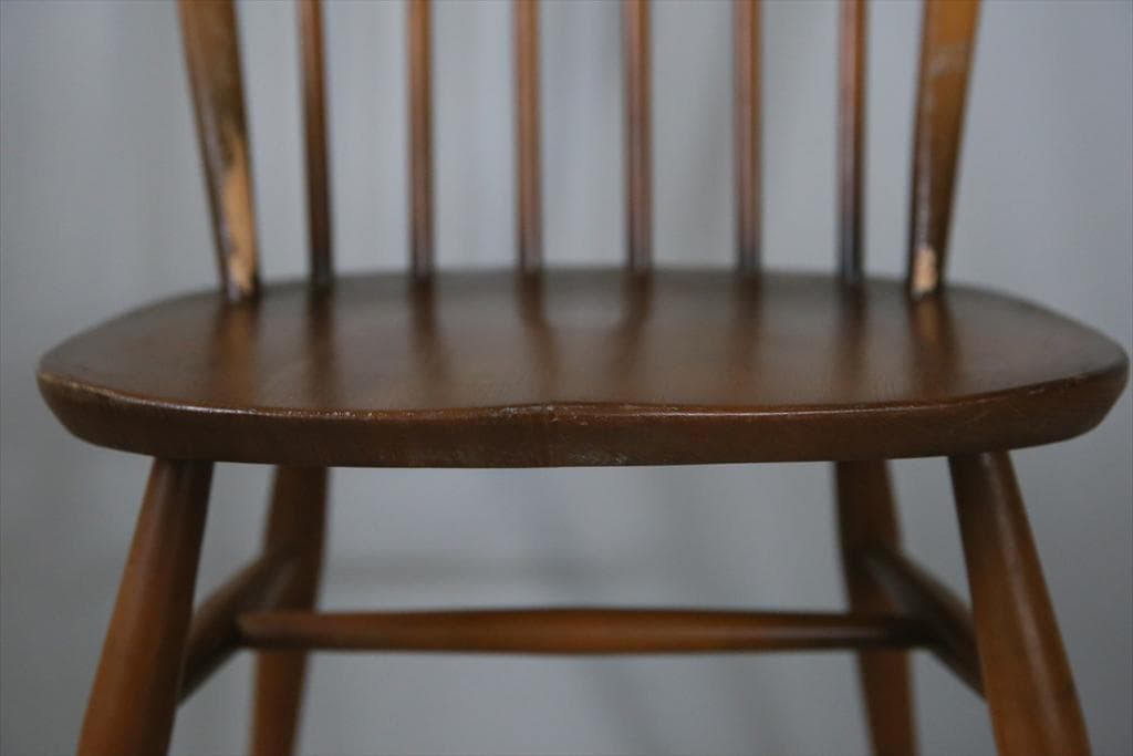 英国アンティークERCOLアーコールフープバックチェア/イス(84-349-5