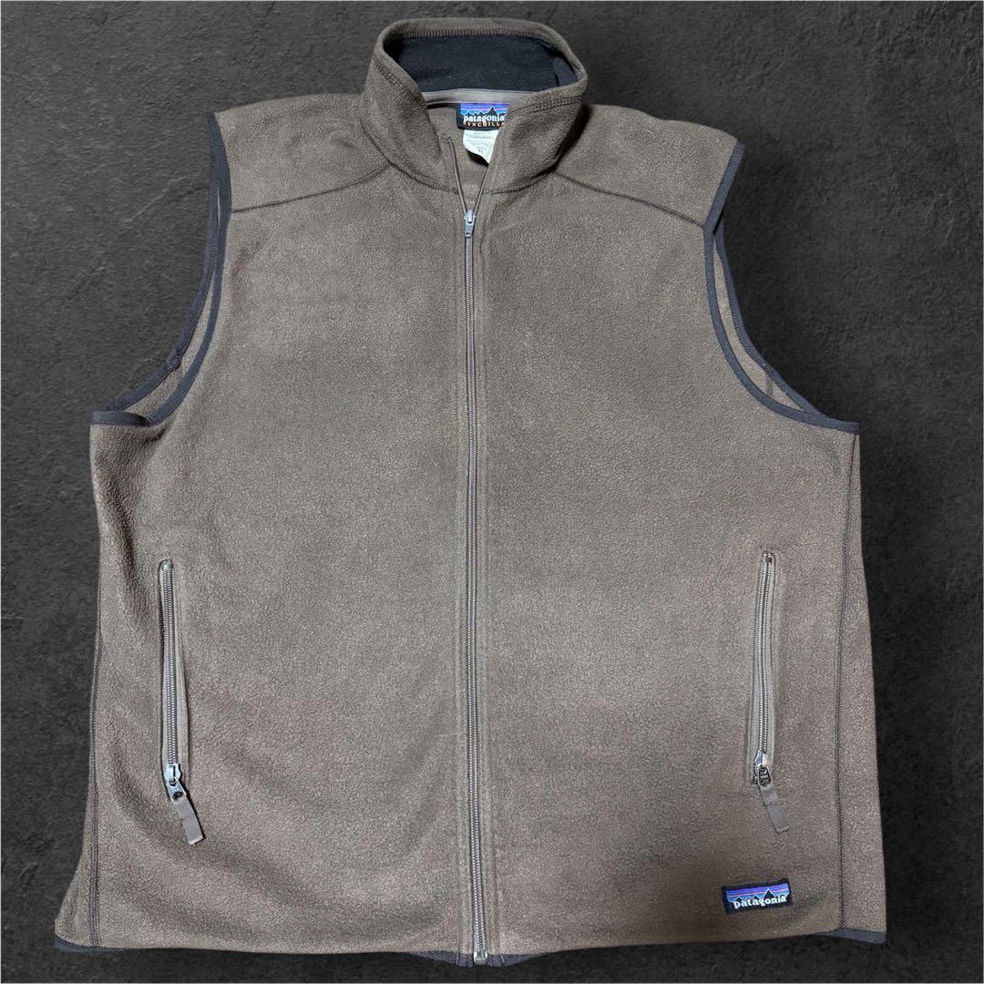 Patagonia Synchilla ベスト ブラウンXL フリース　シンチラ Patagonia/Synchilla Vest（パタゴニア フリースベスト）ブラウン