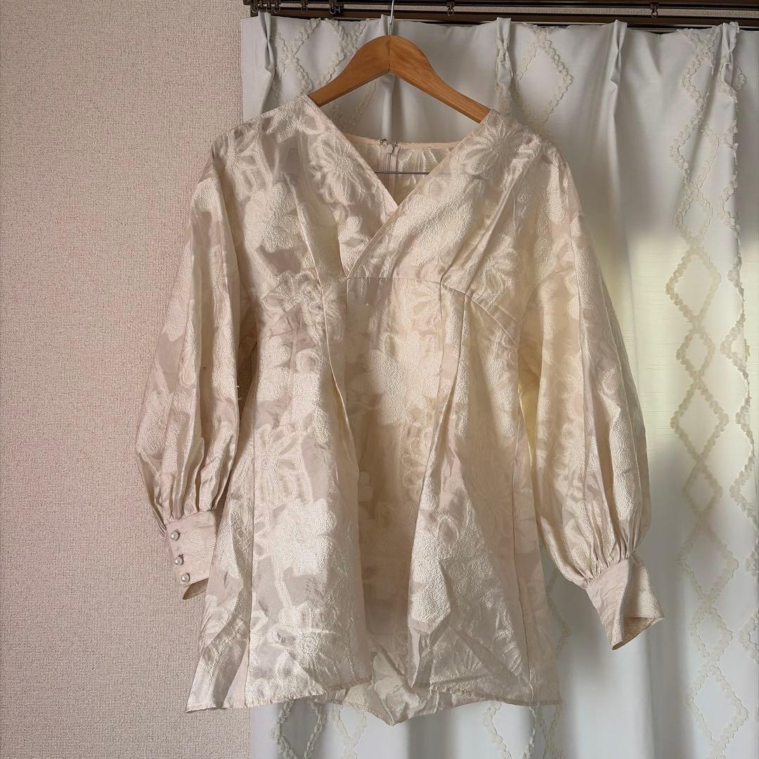 Acka jacquard mini dress ジャガードミニドレス - メルカリ