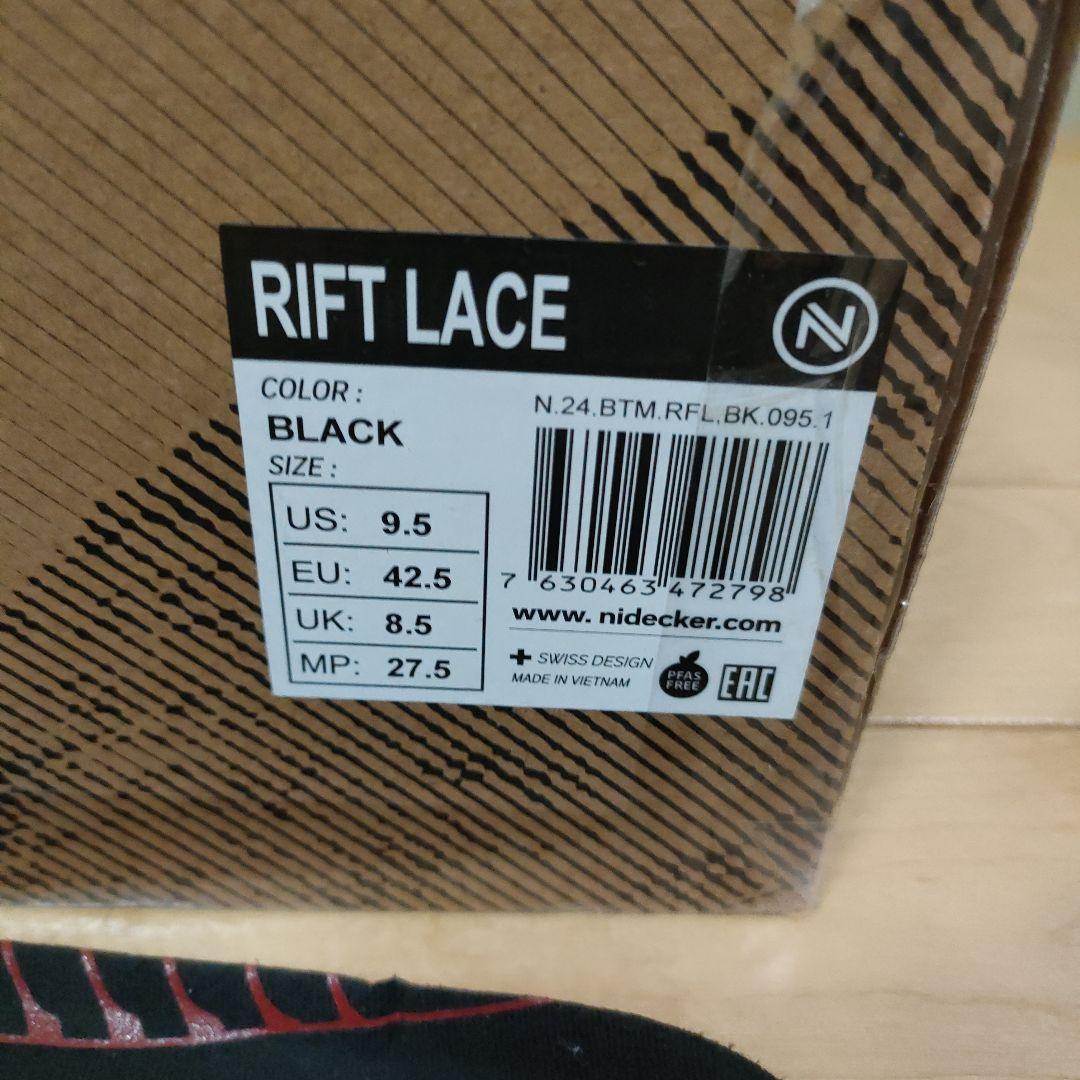 中古　23-24年モデル　NideckerブーツRift Lace 27.5cm