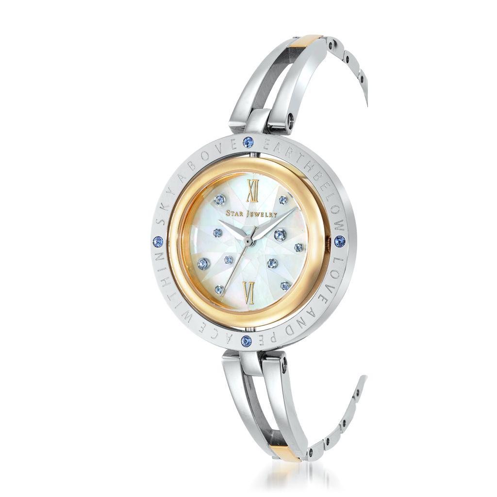 STAR JEWELRYスタージュエリー 限定ウォッチ 時計 シルバー×ゴールド